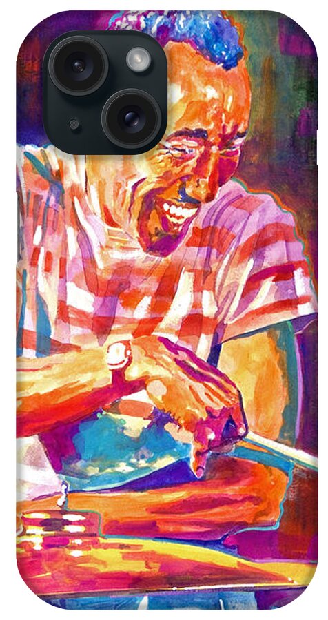Jazz Artwork iPhone Case featuring the painting Jazz Beat by David Lloyd Glover