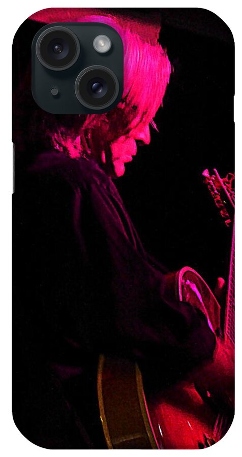 Guitar iPhone Case featuring the photograph Jazz Guitarist by Lori Seaman