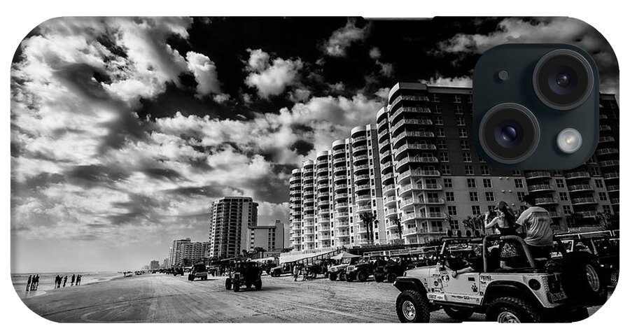 Daytona Beach iPhone Case featuring the photograph Jeep Beach Daytona by Kevin Cable