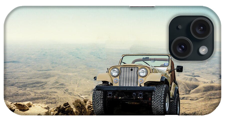 Jeep iPhone Case featuring the photograph Jeep On a Mountain by Brian Kinney