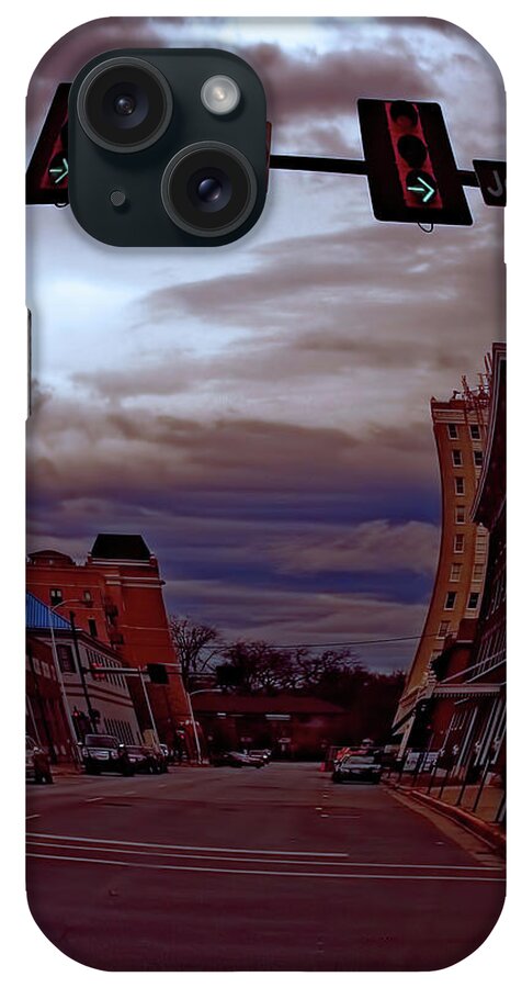 Jefferson Street iPhone Case featuring the photograph Jefferson Street Huntsville Alabama by Lesa Fine