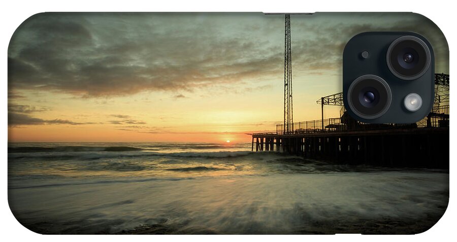 Abandoned iPhone Case featuring the photograph Seaside New Jersey Shore Sunrise in Winter by Kyle Lee