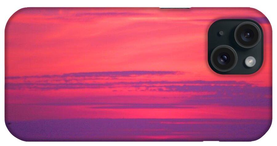 Sunset iPhone Case featuring the photograph Jersey Sunset by Susan Carella