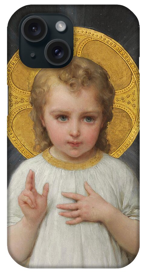Son Of God iPhone Case featuring the painting Jesus by Emile Munier