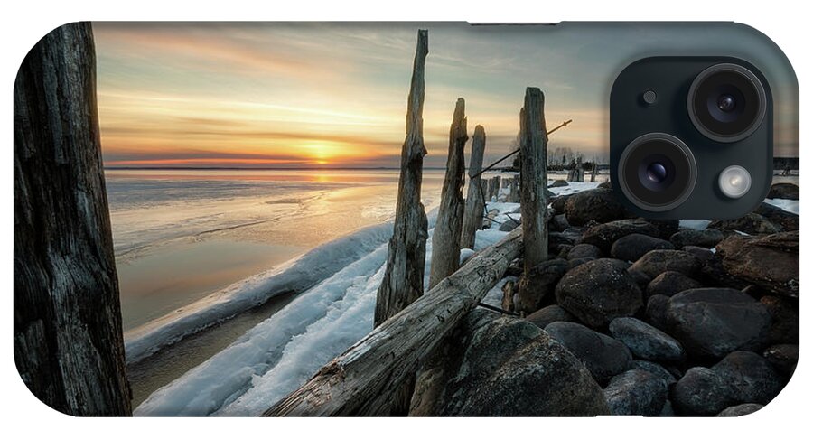 Sun iPhone Case featuring the photograph Jetty by Tuomo Arovainio