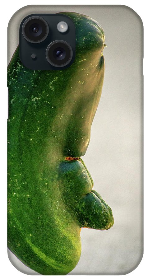 Jimmy Durante iPhone Case featuring the photograph Jimmy Durante Cucumber by Bill Swartwout
