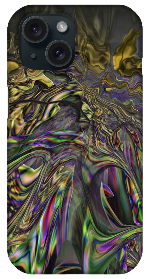 Mighty Sight Studio Art Painted Virtually iPhone Case featuring the digital art Jingle Pete Senior by Steve Sperry