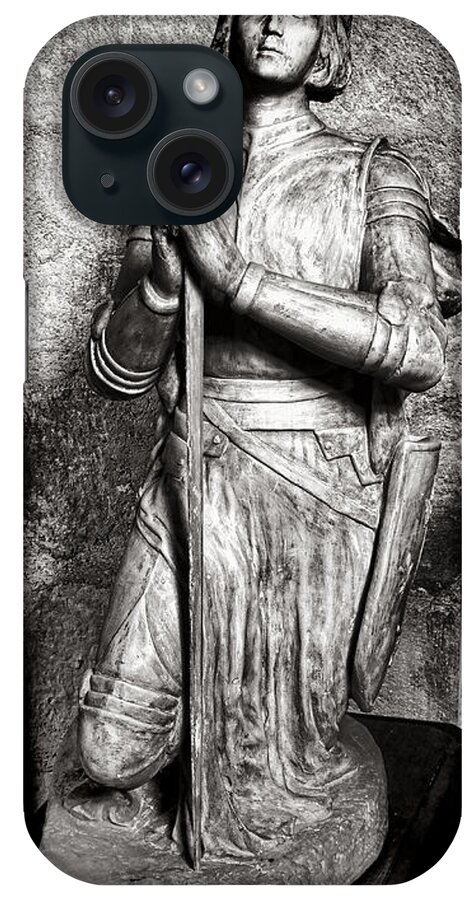 Joan iPhone Case featuring the photograph Joan of Arc Sculpture by Olivier Le Queinec