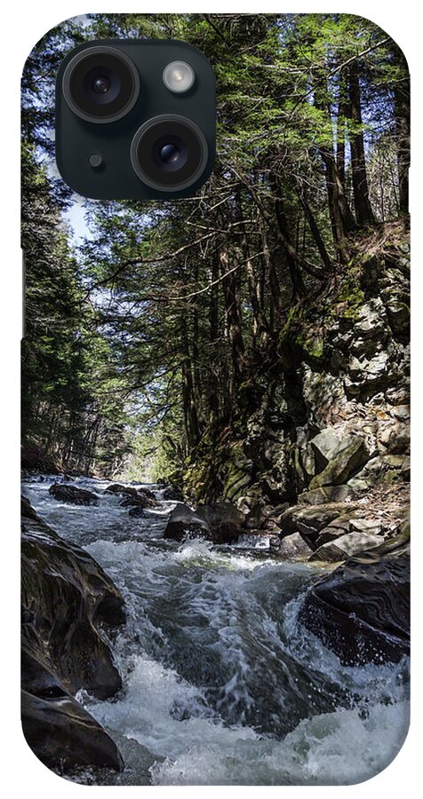 Rapids iPhone Case featuring the photograph Joe's Brook by Tim Kirchoff