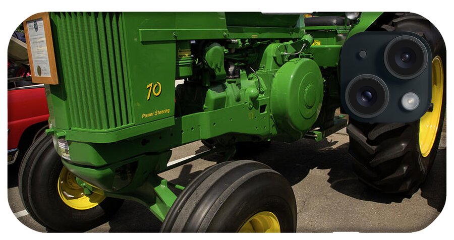 Tractor iPhone Case featuring the photograph John Deere 70 by Mike Eingle