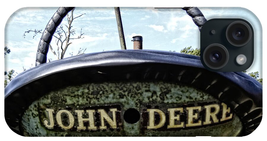 John Deere Tractor iPhone Case featuring the photograph John Deere Workhorse Tractor #781 by Ella Kaye Dickey