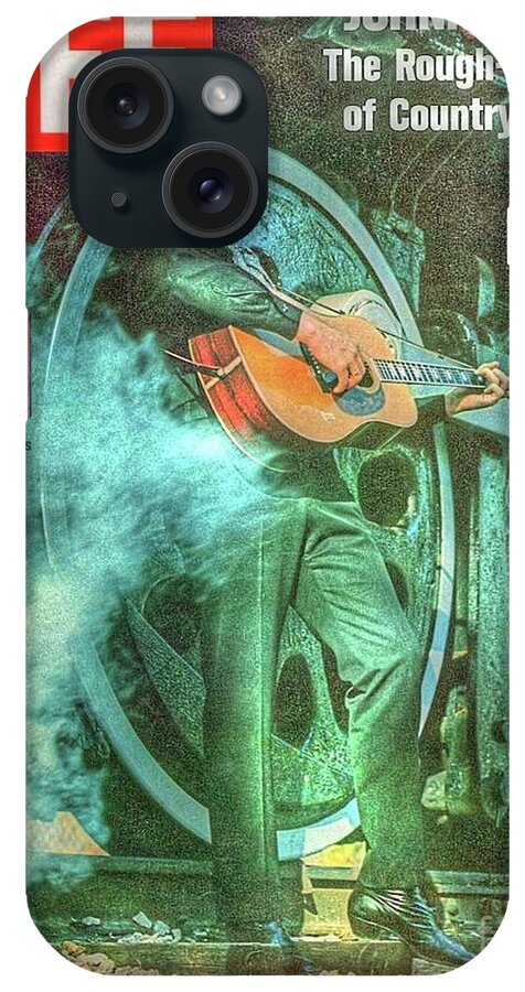 Johnny Cash iPhone Case featuring the photograph Johnny Cash by Steven Parker