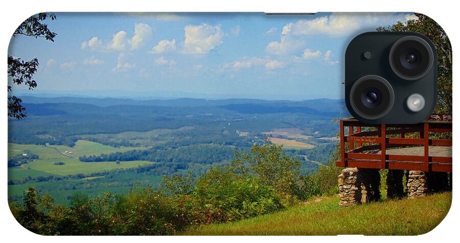 Overlook iPhone Case featuring the photograph John's Mountain Overlook by Richie Parks