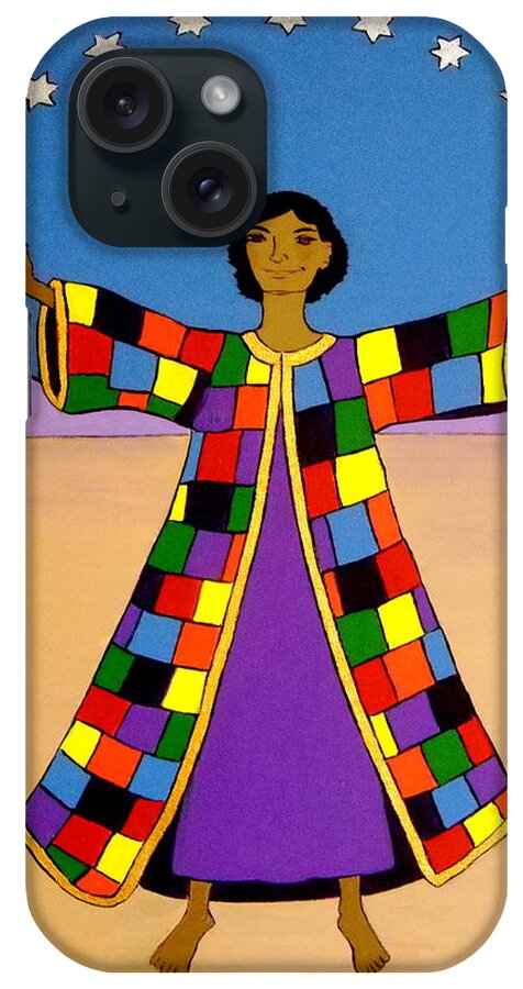 Joseph iPhone Case featuring the painting Joseph and his Coat of Many Colours by Stephanie Moore