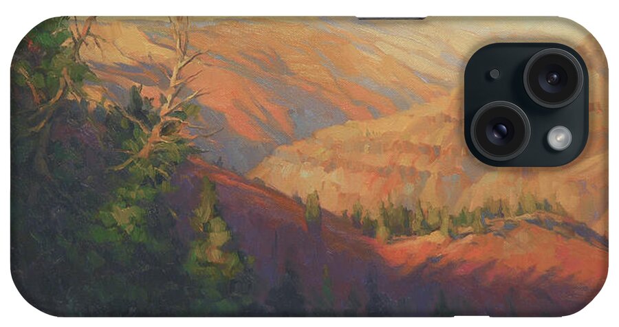 Canyon iPhone Case featuring the painting Joseph Canyon by Steve Henderson