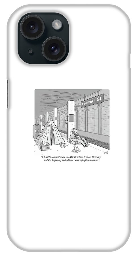 Journal Entry Six Morale Is Low iPhone Case