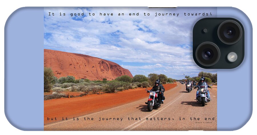 Harley-davidson iPhone Case featuring the photograph Journey by Linda Lees