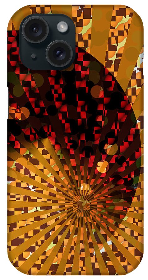 Vic Eberly iPhone Case featuring the digital art Joy Amidst Chaos by Vic Eberly