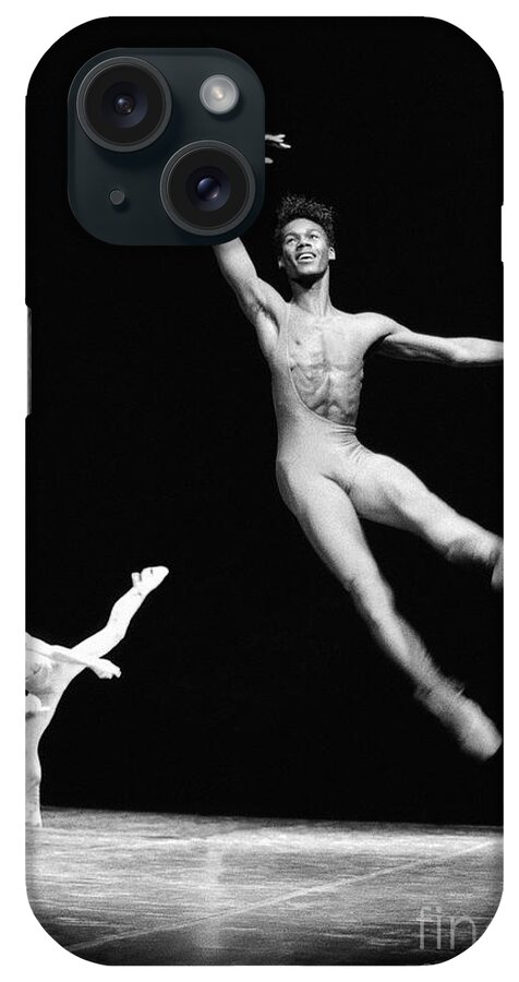 Photo; Photography; Photographs; Posters; Black And White; Stage; Entertainment; Dance; Dancers; Dance Company iPhone Case featuring the photograph Joy by Philippe Taka