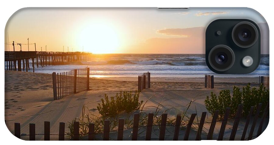 Obx Sunrise iPhone Case featuring the photograph June Sunrise S. Nags Head by Barbara Ann Bell