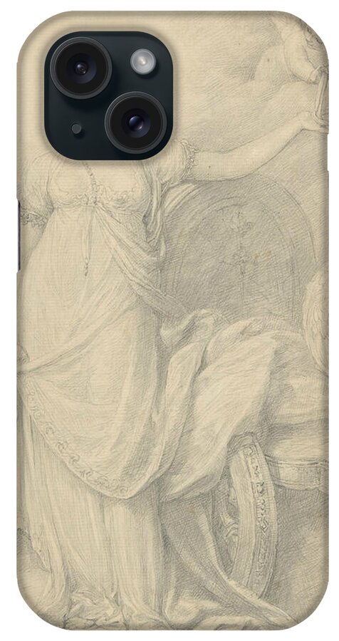 Richard Cosway iPhone Case featuring the drawing Juno by Richard Cosway