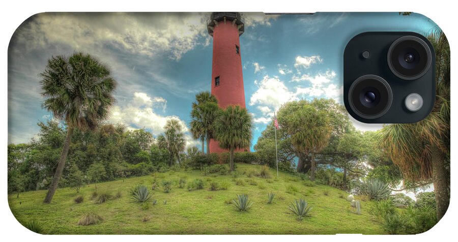 Lighthouse iPhone Case featuring the photograph Jupiter Inlet Lighthouse by George Kenhan