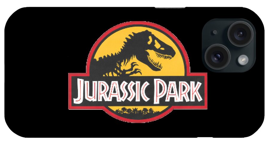 Parks iPhone Case featuring the painting Jurassic Park T-shirt #1 by Herb Strobino