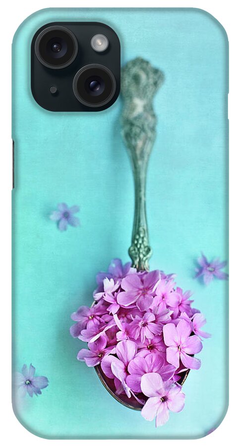 Sweet William iPhone Case featuring the photograph Just a Spoonful of Petals by Stephanie Frey
