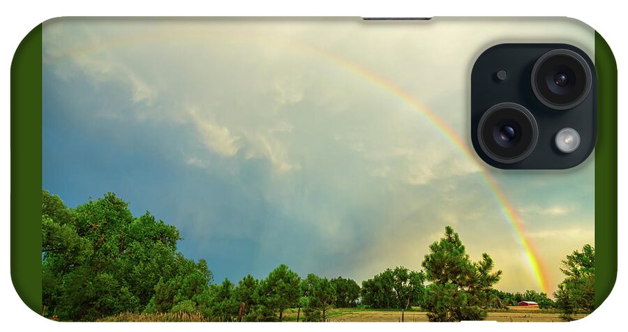 Rainbow iPhone Case featuring the photograph Just Another Colorado Rainbow by James BO Insogna
