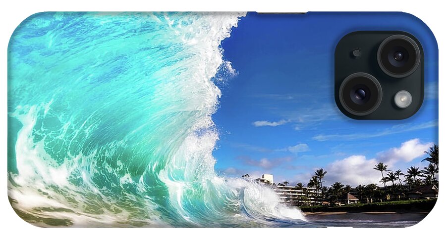 Maui Hawaii Shorebreak Sheraton Kaanapali iPhone Case featuring the photograph Kaanapali Slab by James Roemmling
