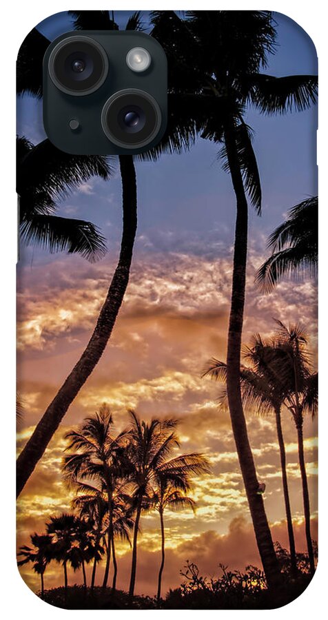 Hawaii iPhone Case featuring the photograph Kalapki Sunset by Michael Ash