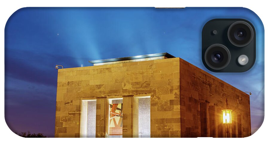 Kansas City iPhone Case featuring the photograph Kansas City Liberty Memorial at Twilight by Gregory Ballos