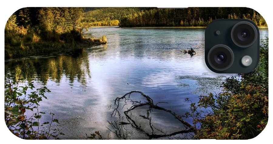 Kenai River iPhone Case featuring the photograph Kenai River in Fall by Michele Cornelius