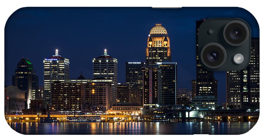 Louisville iPhone Case featuring the photograph Louisville at Night by Andrea Silies