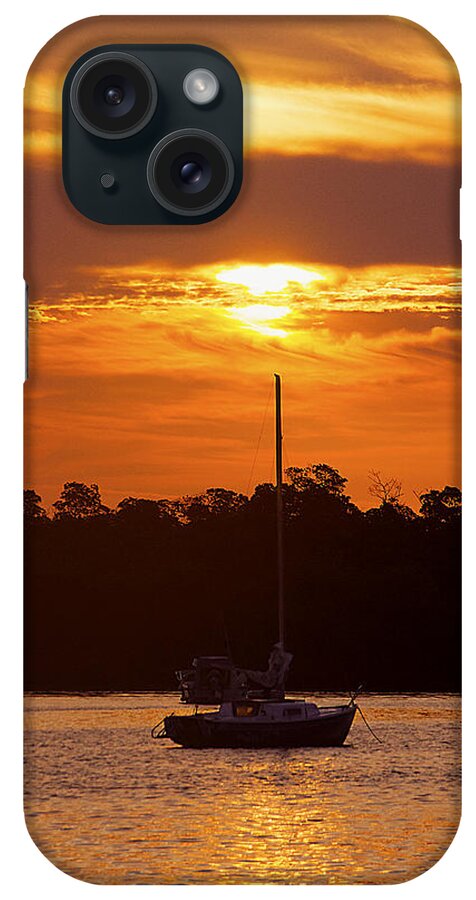 Orange iPhone Case featuring the photograph Key West Sunrise 26 by Bob Slitzan