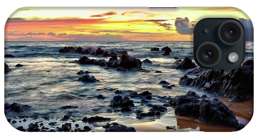 Kihei iPhone Case featuring the photograph Kihei Sunset 2 by Eddie Yerkish