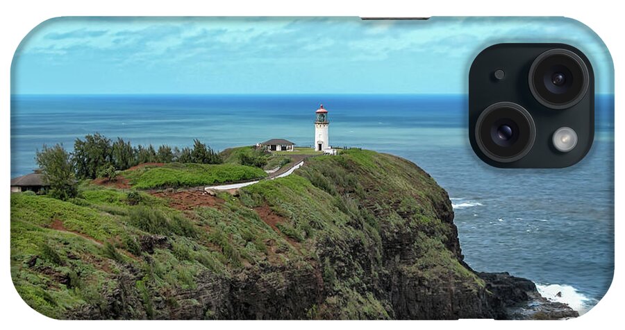 Kilauea Lighthouse iPhone Case featuring the photograph Kilauea Point Lighthouse by Susan Rissi Tregoning
