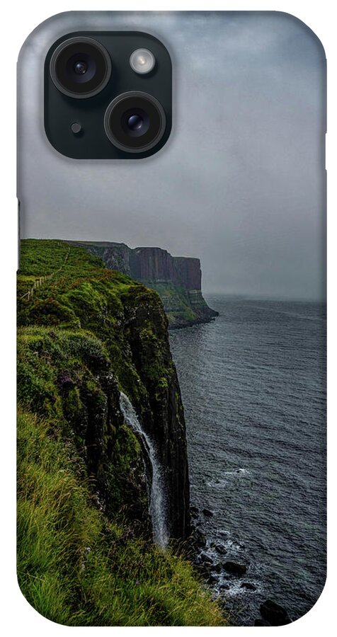 Sea iPhone Case featuring the photograph Kilt Rock and Mealt Falls by Elvis Vaughn