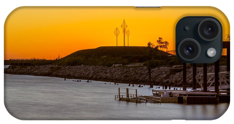 Landscape iPhone Case featuring the photograph kinetic Twilight by Chris Bordeleau