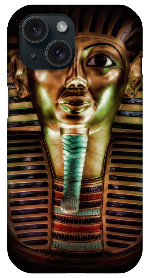 Egyptian Art iPhone Case featuring the photograph King Tut by Elaine Malott
