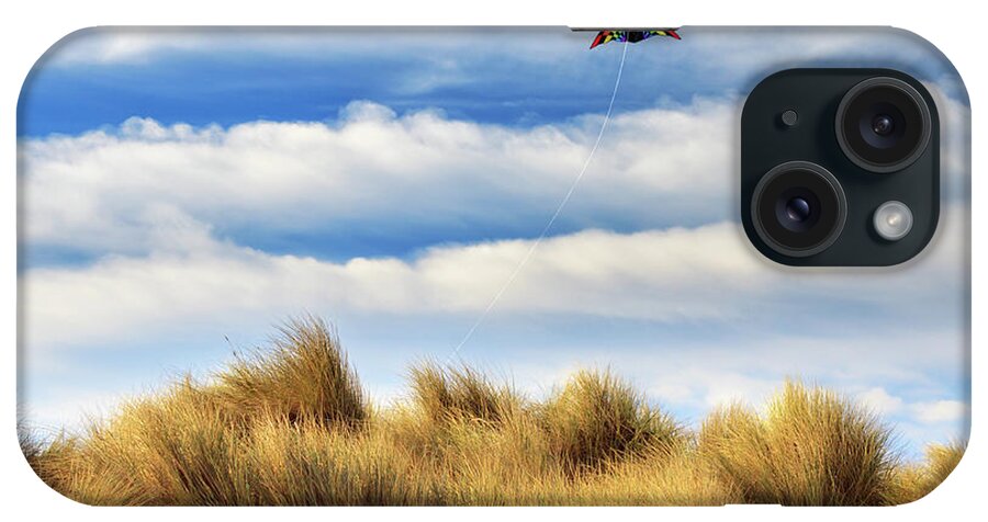 Kite iPhone Case featuring the photograph Kite Over The Hill by James Eddy