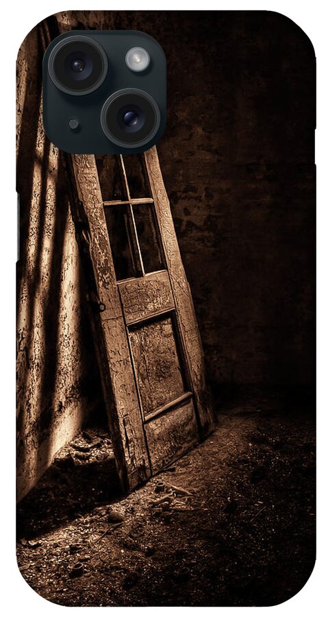 Door iPhone Case featuring the photograph Knockin' At The Wrong Door by Evelina Kremsdorf