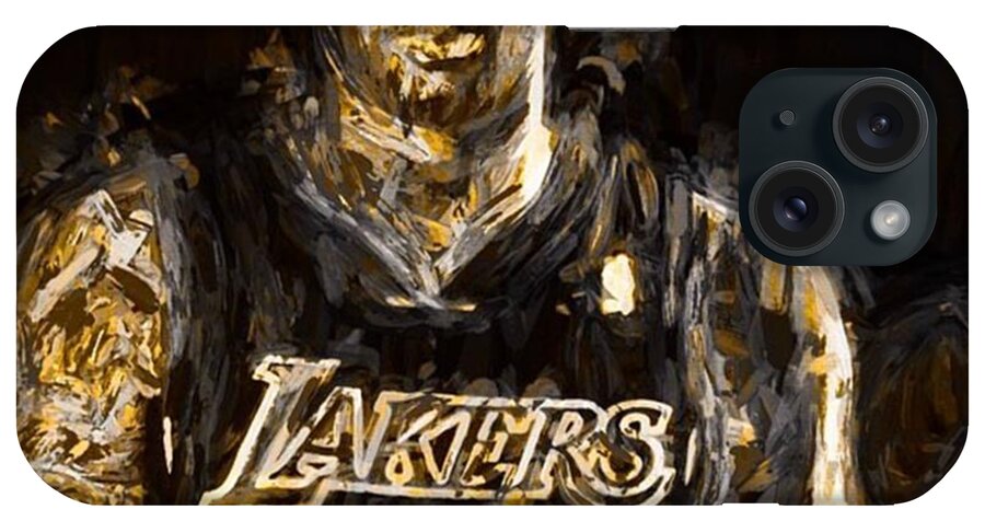 Kobebryant iPhone Case featuring the photograph Kobe The Golden Child Bryant Is by David Haskett II