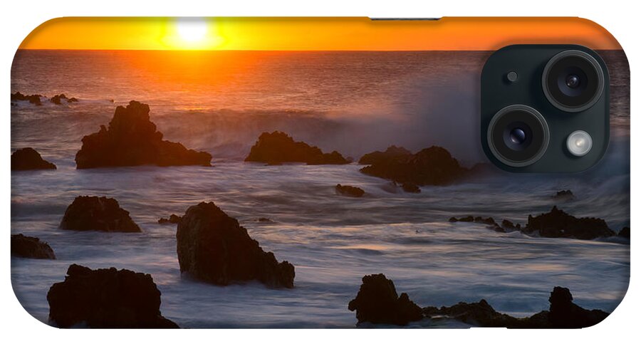 Lava Formations iPhone Case featuring the photograph Kohala Sunset by Aaron Whittemore