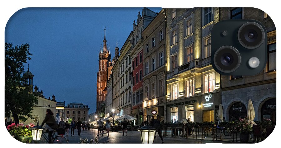 Central Europe iPhone Case featuring the photograph Krakow Nights by Sharon Popek