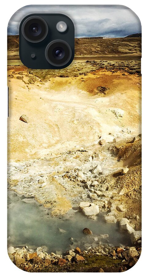 Iceland iPhone Case featuring the photograph Krysuvik geothermal area Reykjanes Iceland by Matthias Hauser