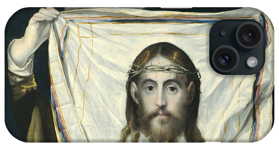 Greek Painters iPhone Case featuring the painting La Veronica con la Santa Faz by El Greco