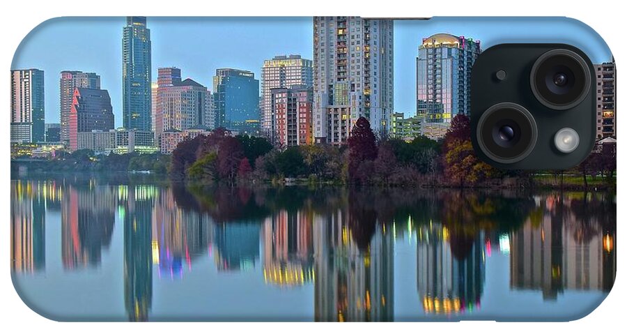 Austin iPhone Case featuring the photograph Ladybird Reflection 2016 by Frozen in Time Fine Art Photography