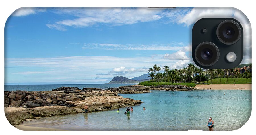 Man Made Disney Aluani Oahu Ocean iPhone Case featuring the photograph Lagoon by Shawn MacMeekin