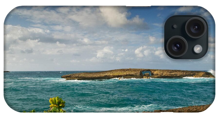 Laie Point iPhone Case featuring the photograph La'ie Point Sea Arch by Dan Mihai
